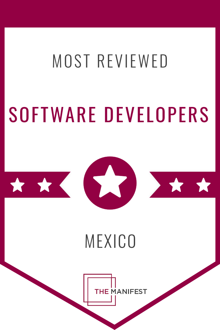 Clutch award for top software company in Mexico 2022
