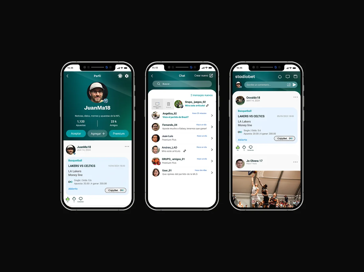 Stadiobet: captura del producto